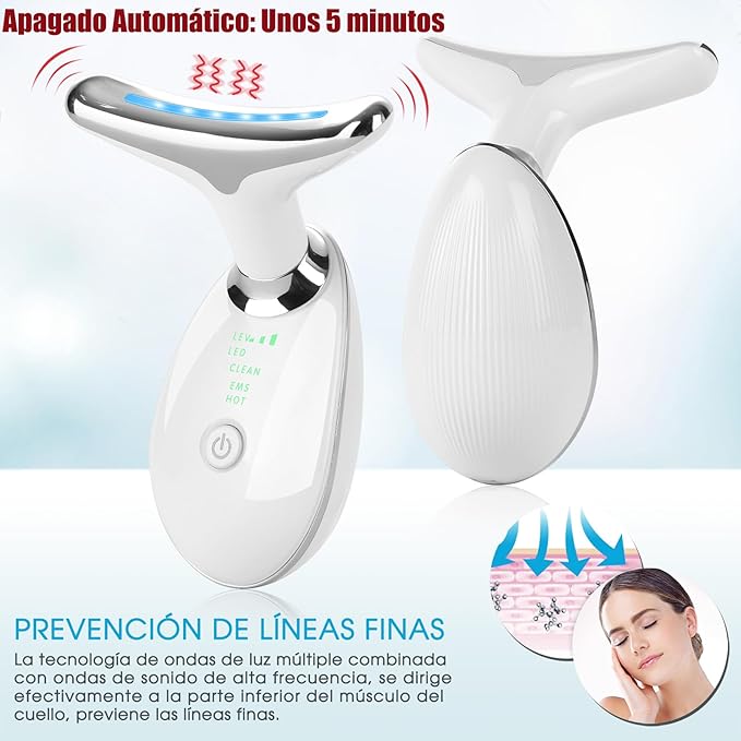 Masajeador facial y de cuello